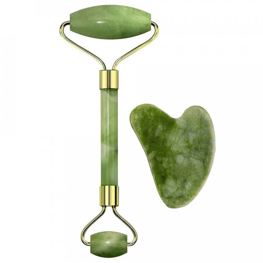 Jade Roller and Gua Sha Stone Set