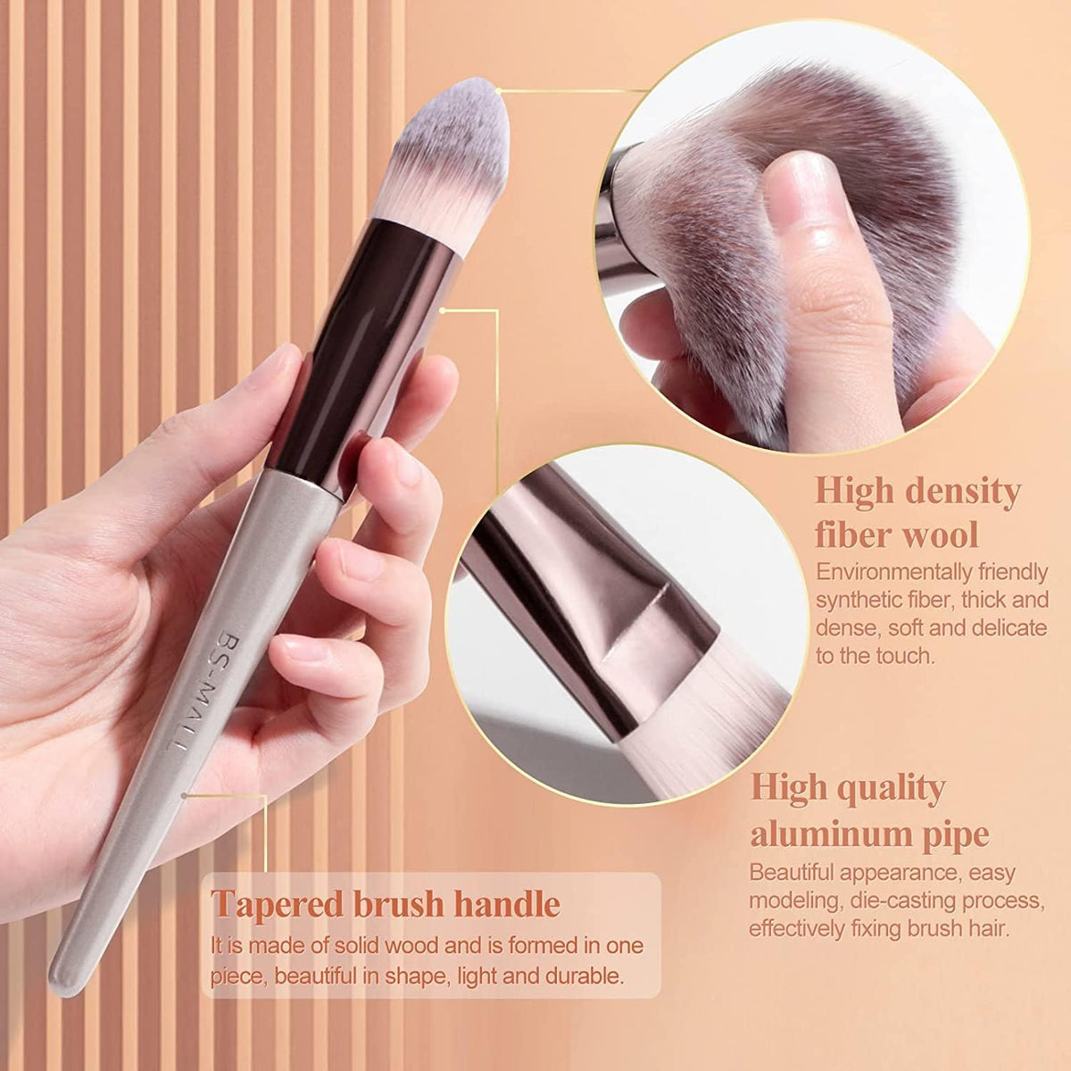 Professional Makeup Brush Kit Set (Pack of 6)
