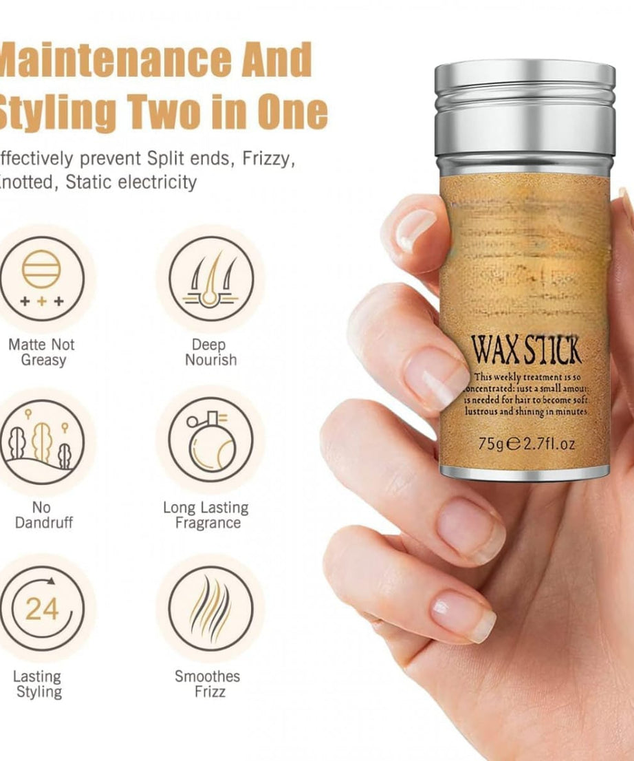 Hair Wax Stick for Hair Styling and Finishing