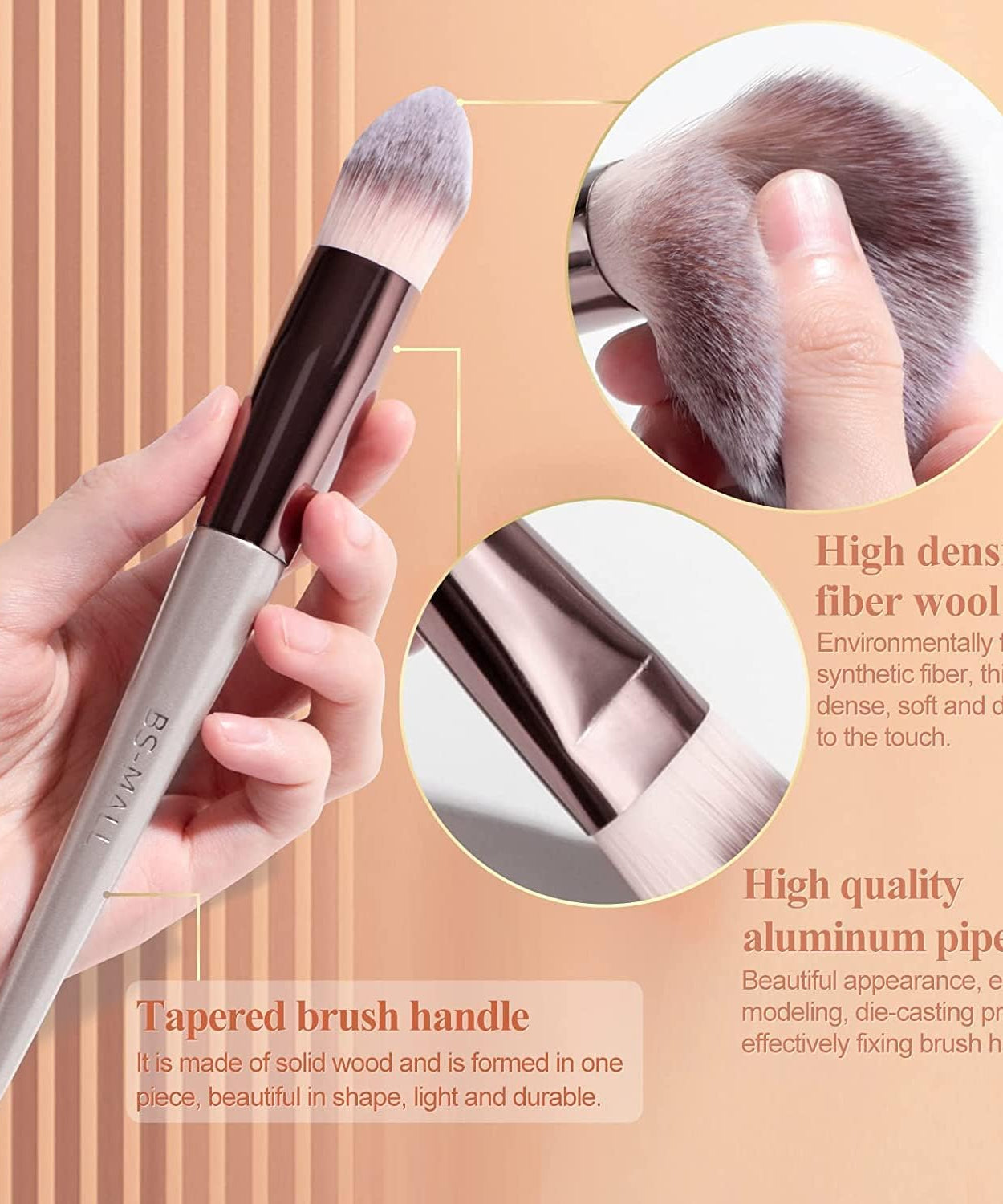 Professional Makeup Brush Kit Set (Pack of 6)