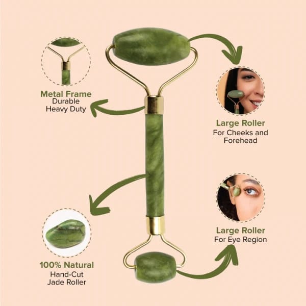 Jade Roller and Gua Sha Stone Set