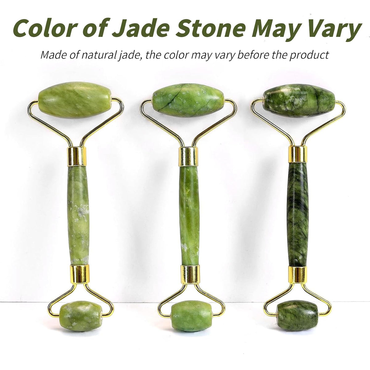 Jade Roller and Gua Sha Stone Set