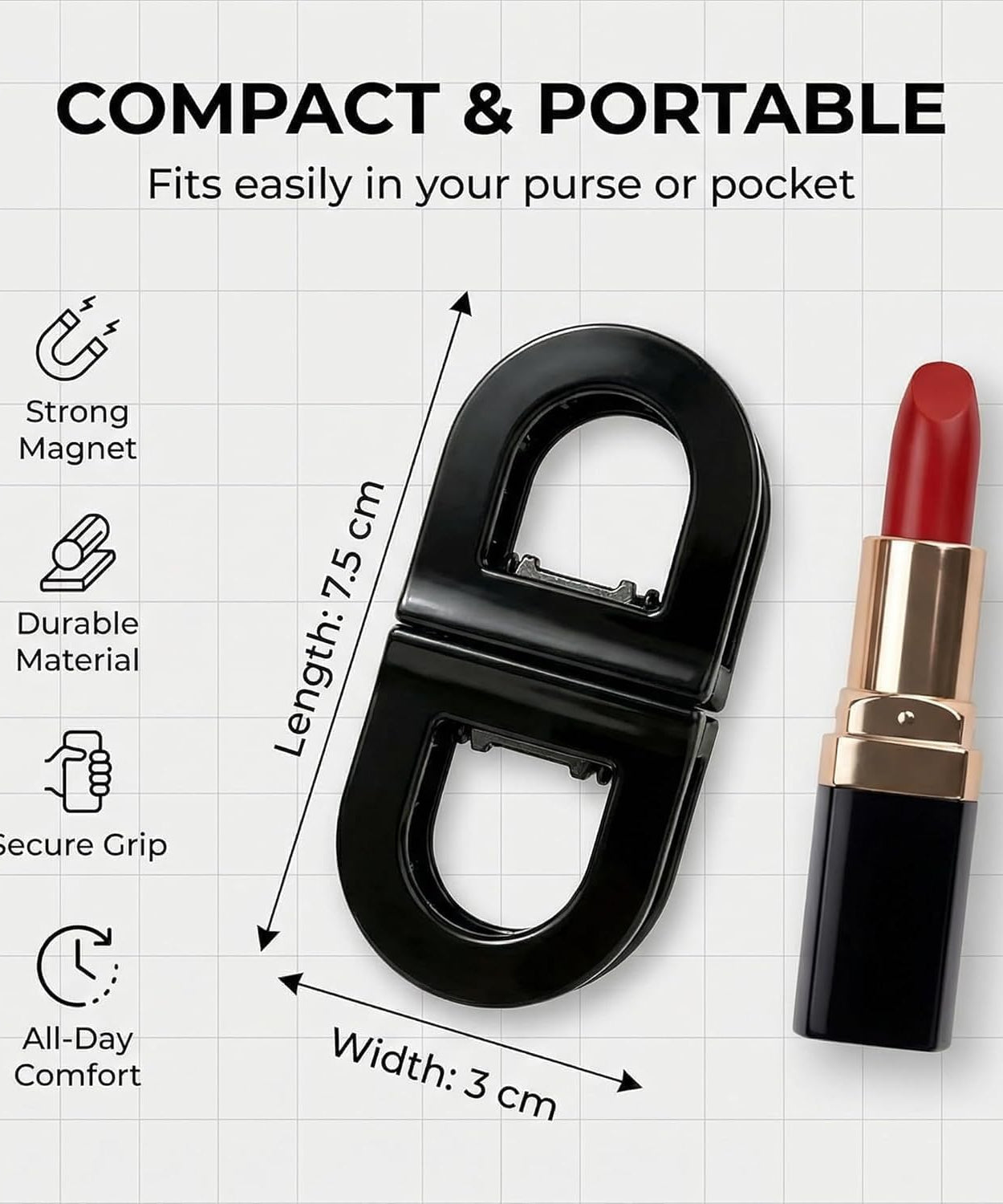 Magnetic Hair Clip (1 PAIR)
