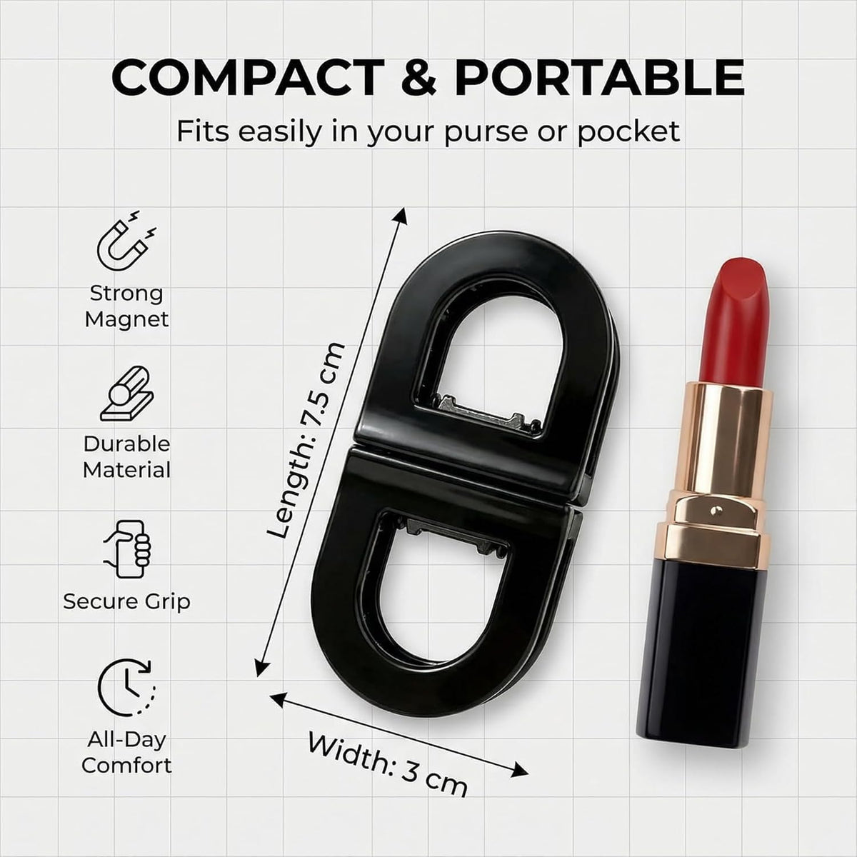 Magnetic Hair Clip (1 PAIR)